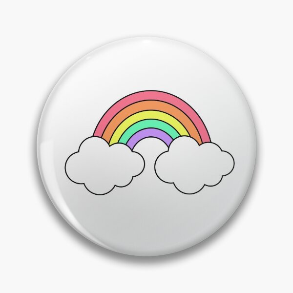Item preview, rainbow with cloud designed and sold by art-and-sticker.