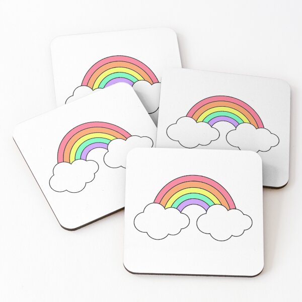 Item preview, rainbow with cloud designed and sold by art-and-sticker.