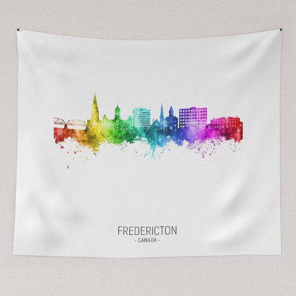 Item preview, Fredericton Canada Skyline designed and sold by ArtPrints.
