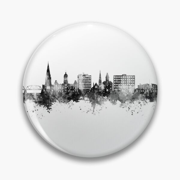 Item preview, Fredericton Canada Skyline designed and sold by ArtPrints.