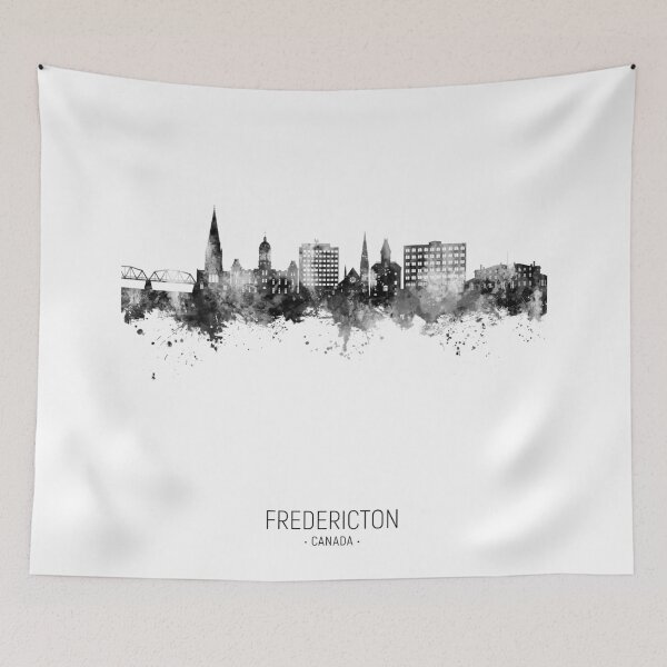 Item preview, Fredericton Canada Skyline designed and sold by ArtPrints.