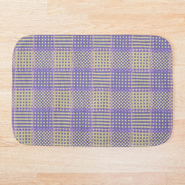 Item preview, Plaid Mock Weaving In Lavender designed and sold by Miranda Benson.
