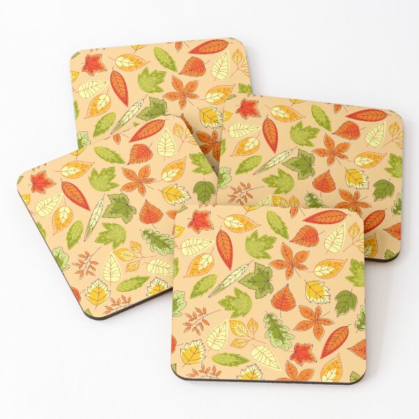 Item preview, Autumn leaves detail pattern designed and sold by Hoetoons.
