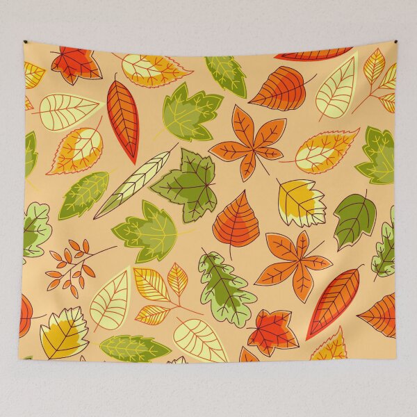 Item preview, Autumn leaves detail pattern designed and sold by Hoetoons.