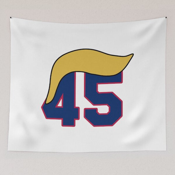 Item preview, 45 President Donald Trump Hair Blue designed and sold by Bo-Bros-Tees.