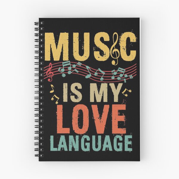 Item preview, Music Is My Love Language Distressed Quote designed and sold by Primroaddesigns.