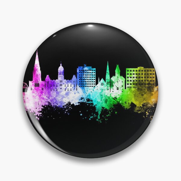 Item preview, Fredericton Canada Skyline designed and sold by ArtPrints.