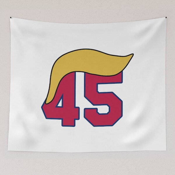 Item preview, 45 President Donald Trump Hair Red designed and sold by Bo-Bros-Tees.