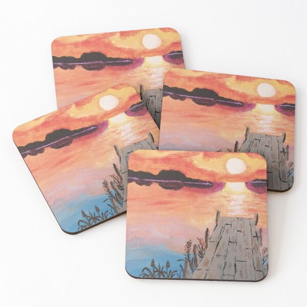 Item preview, Sunrise at the Dock designed and sold by CreeptoCrawlies.