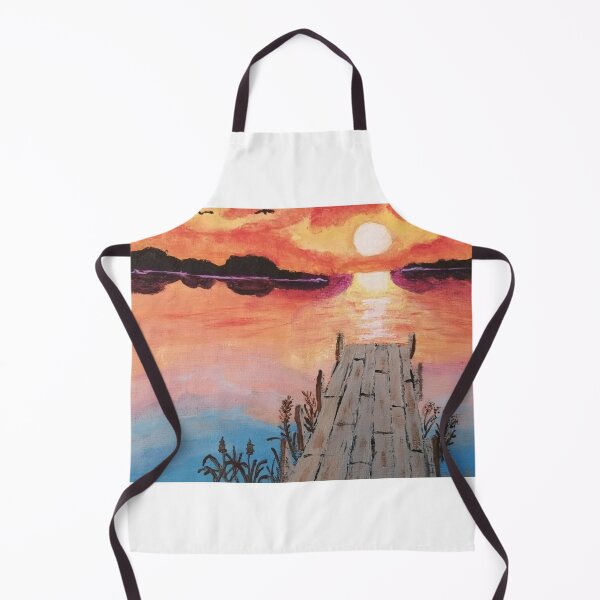 Item preview, Sunrise at the Dock designed and sold by CreeptoCrawlies.