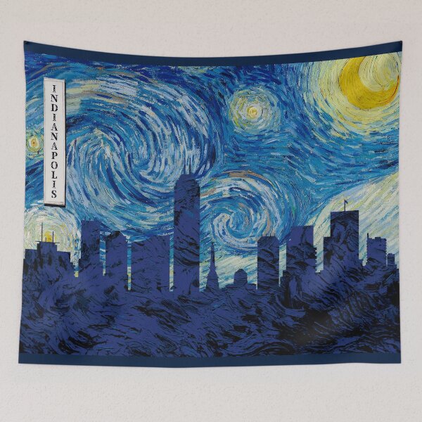 Item preview, Indianapolis Van Gogh Starry Night designed and sold by DFerraz.