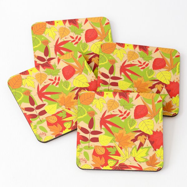 Item preview, Autumn leaves detail pattern designed and sold by Hoetoons.