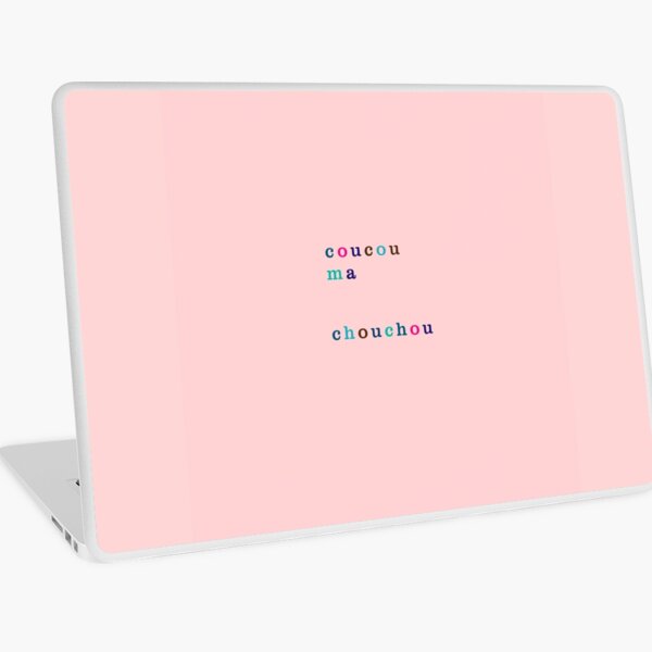 Aperçu de l'œuvre Coucou Ma Chouchou sur Peach Fuzz Rose créée et vendue par pinkthesis.