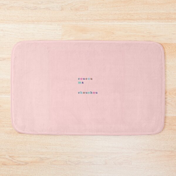 Aperçu de l'œuvre Coucou Ma Chouchou sur Peach Fuzz Rose créée et vendue par pinkthesis.