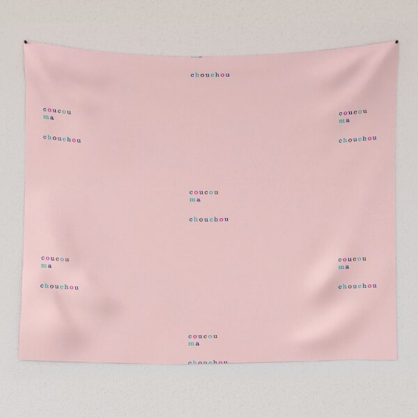 Artikelvorschau, Coucou Ma Chouchou auf Peach Fuzz Pink entworfen und verkauft von pinkthesis.