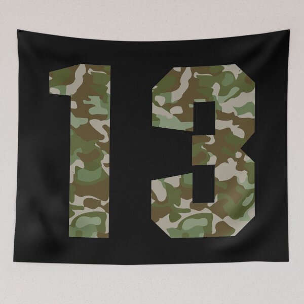 Item preview, Army Camouflage Number thirteen Soldiers Lucky Number 13 designed and sold by Urosek.