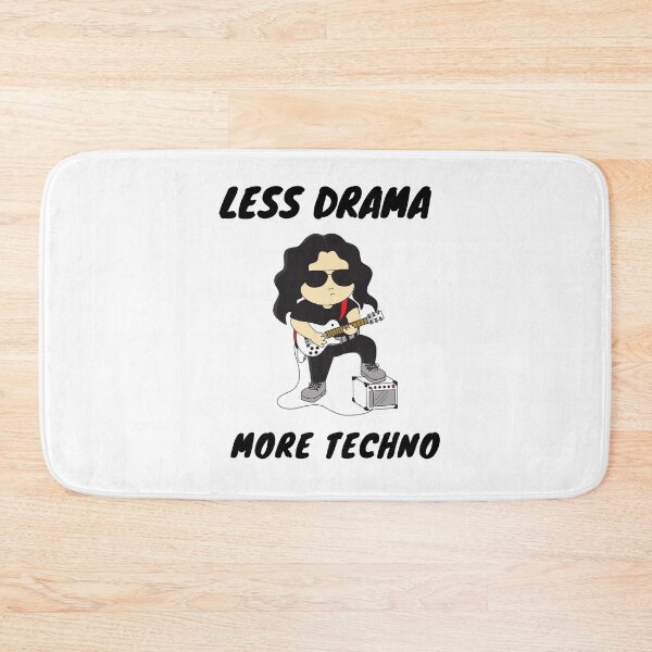 Item preview,  Less drama more techno designed and sold by 77ART.