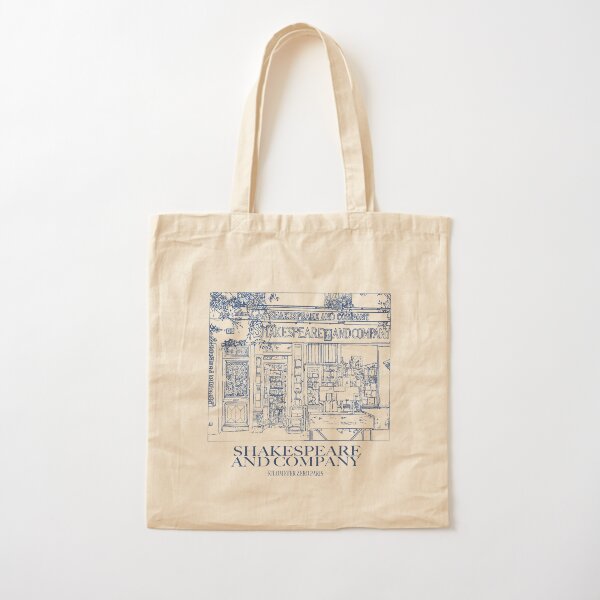 Shakespeare and company Cotton Tote Bag