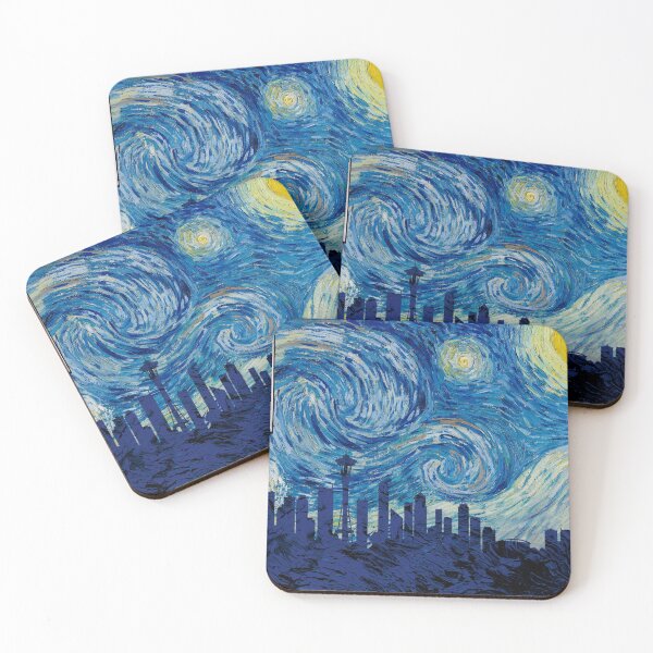 Item preview, Seattle Van Gogh Starry Night designed and sold by DFerraz.