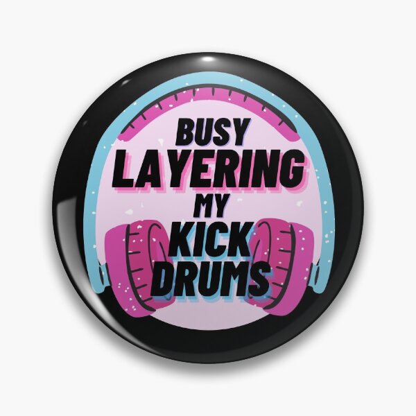 Item preview, Cool Music Producer Graphic, Busy Layering My Kick Drums designed and sold by Amovar.