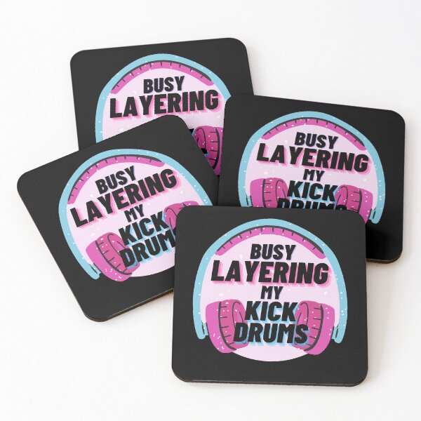 Item preview, Cool Music Producer Graphic, Busy Layering My Kick Drums designed and sold by Amovar.