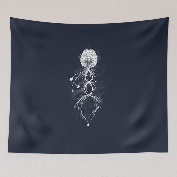 Item preview, Looking for Connection - Dark Blue designed and sold by Tobe Fonseca®.