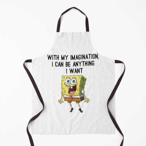 Item preview, With my imagination i can be any thing i want SpongeBob ocean chidren Film designed and sold by 2BrendaFelix.