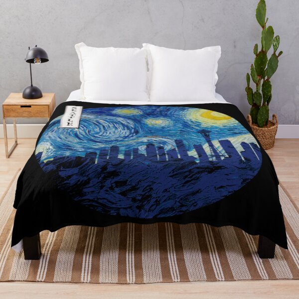 Item preview, Seattle Starry Night Van Gogh Circle designed and sold by DFerraz.