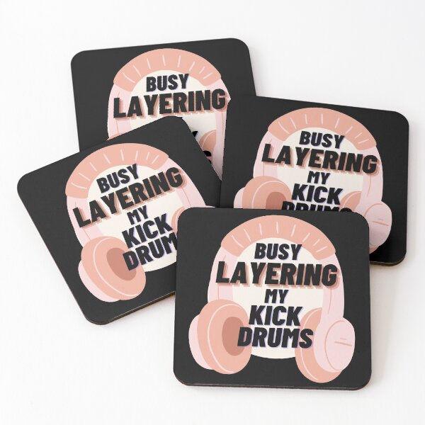 Item preview, Fun Music Producer Graphic, Busy Layering My Kick Drums designed and sold by Amovar.
