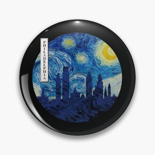 Item preview, Círculo de Van Gogh de la noche estrellada de Filadelfia designed and sold by DFerraz.