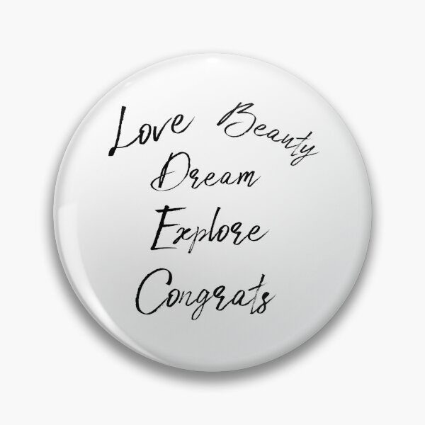 Item preview, Love Beauty Dream Explore Congrats - Inspiring 5 Words designed and sold by banothsonu.