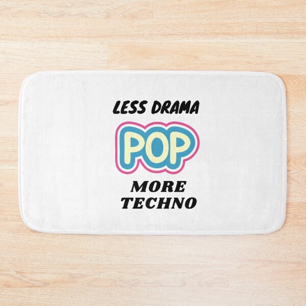 Item preview,  Less drama more techno designed and sold by 77ART.