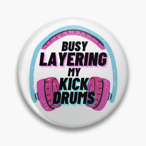 Item preview, Music Producer Graphic White Tee, Busy Layering My Kick Drums designed and sold by Amovar.