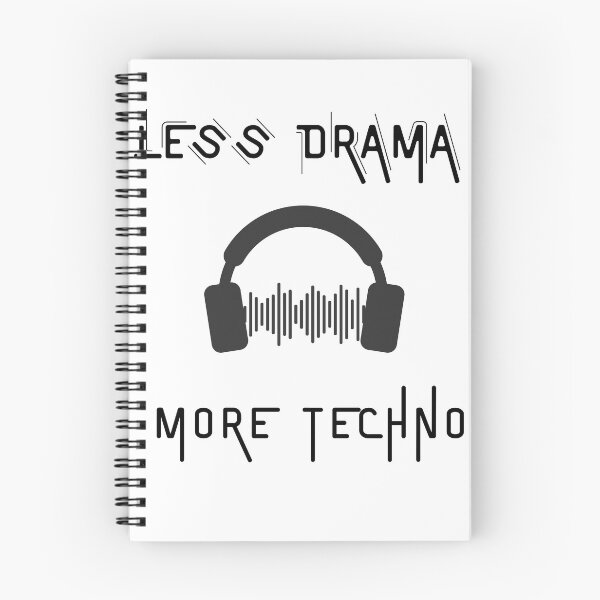 Item preview,  Less drama more techno designed and sold by 77ART.