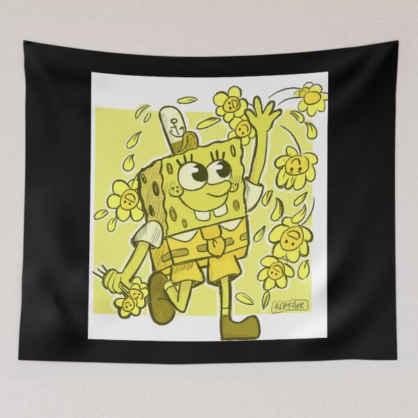 Item preview, Flowers SpongeBob ocean chidren Film designed and sold by 2BrendaFelix.