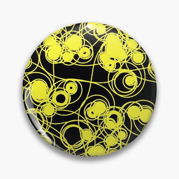 Item preview, Spiral chaotic design - yellow and black designed and sold by rahilvalani.