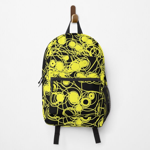 Item preview, Spiral chaotic design - yellow and black designed and sold by rahilvalani.