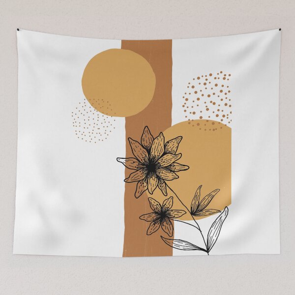 Item preview, "abstract bohemian beautiful floral illustration" designed and sold by tudoo.