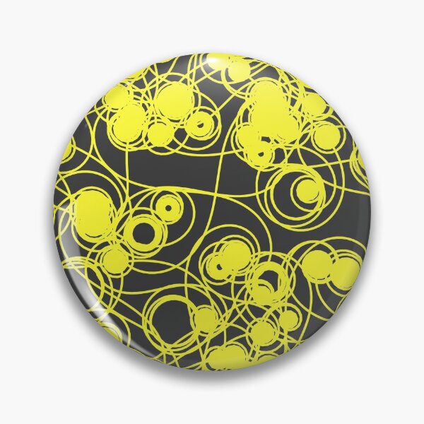 Item preview, Spiral chaotic design - yellow and grey designed and sold by rahilvalani.