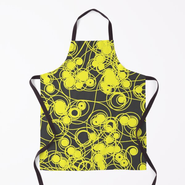 Item preview, Spiral chaotic design - yellow and grey designed and sold by rahilvalani.