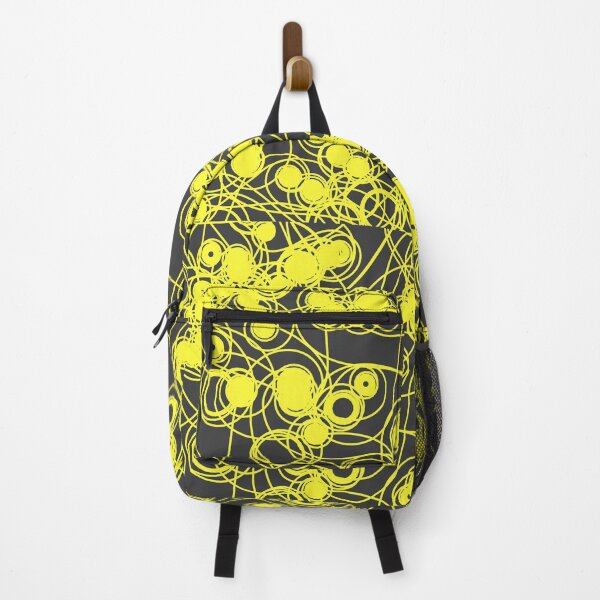 Item preview, Spiral chaotic design - yellow and grey designed and sold by rahilvalani.