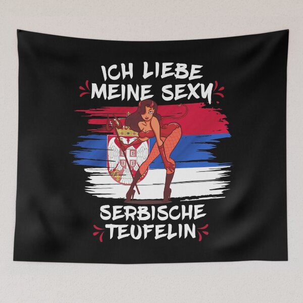 Item preview, ich liebe meine SERBISCHE teufelinADE designed and sold by Dubbra.