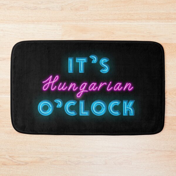 Item preview, It is Hungarian O`clock Cool Neon Sign For Hungary Fan designed and sold by Urosek.
