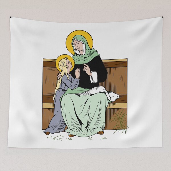 Item preview, St. Anne designed and sold by CatholicSaints.