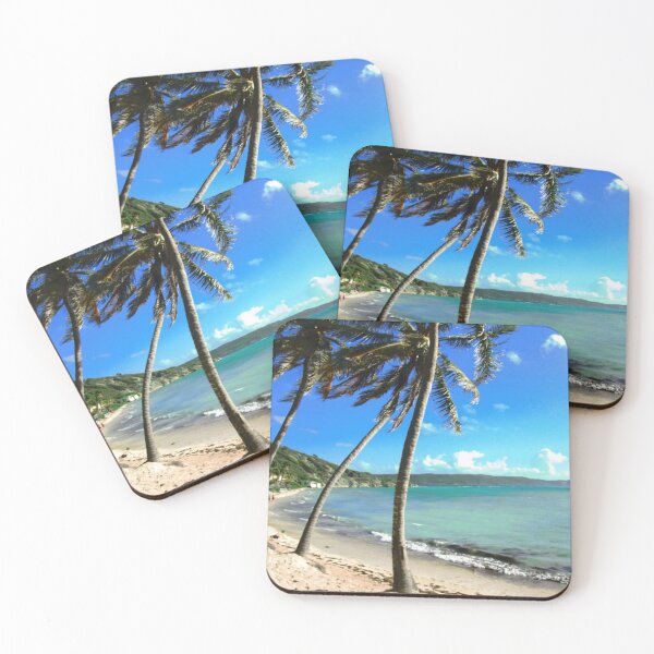 Item preview, palm trees at the beach designed and sold by CreeptoCrawlies.