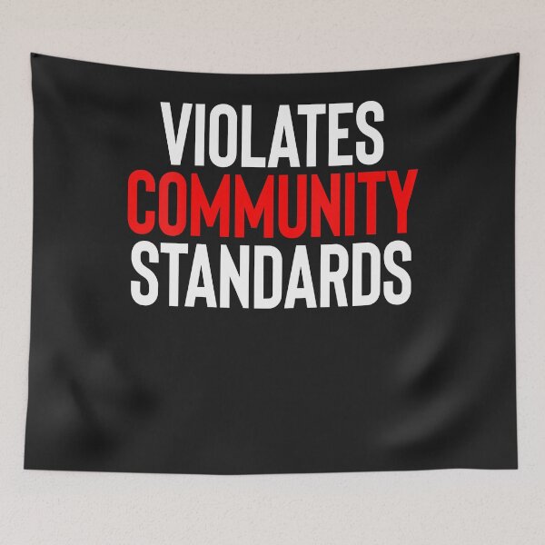 Item preview, Womens Violates Community Standards funny Memes Humor birthday Gift V-Neck  designed and sold by zaidamiere.