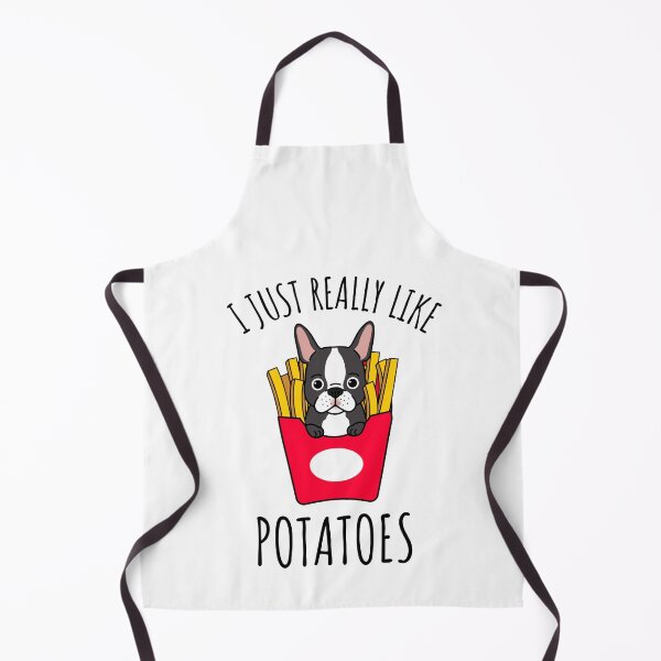 Item preview,  i just really like potatoes - french fries dog designed and sold by SunsetCloud.