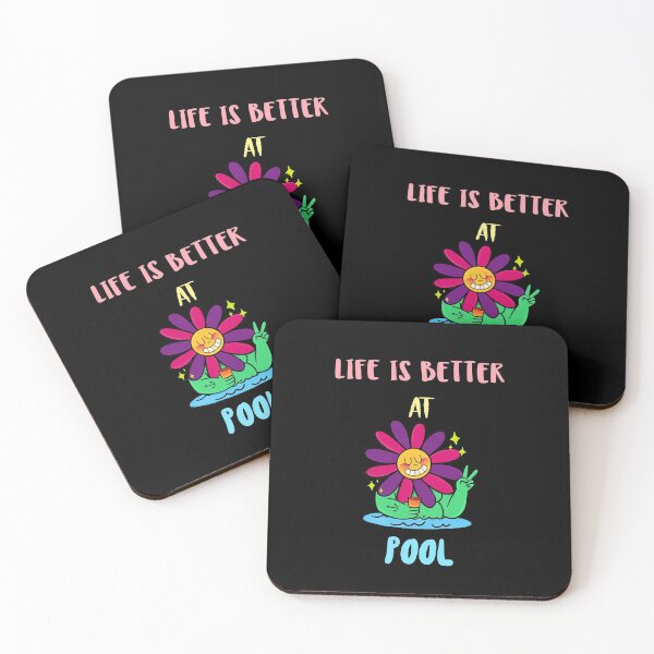 Item preview, Life is better at pool - pool life, pool lover, at the pool, pool side  designed and sold by mr&mrsmalik malik.