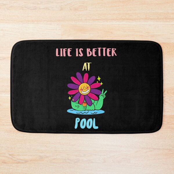 Item preview, Life is better at pool - pool life, pool lover, at the pool, pool side  designed and sold by mr&mrsmalik malik.