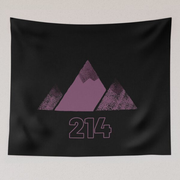 Item preview, 214 Wainwright Mountain Bagging - Completed fells Pink designed and sold by WildBerryArt.